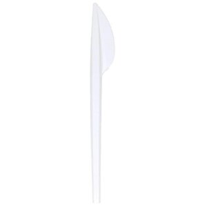 Комус ножи одноразовые пластиковые Эконом, 16.5 см, 100 шт., белый