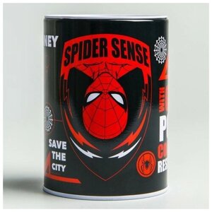 Копилка "Spider sense", Человек-паук 6,5 см х 6,5 см х 12 см. В упаковке шт: 1