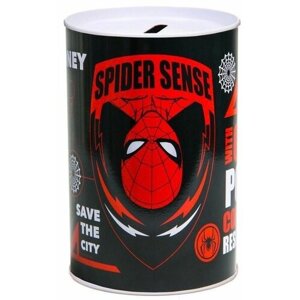 Копилка "Spider sense", Человек-паук 6,5 см х 6,5 см х 12 см