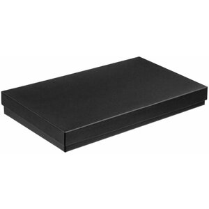 Коробка In Form под ежедневник, флешку, ручку, черная, 29,7х18х3,5 см, переплетный картон
