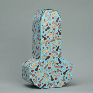 Коробка подарочная сборная формовая, упаковка, «На любой вкус и цвет», 18 х 30 х 10 см