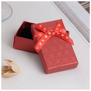 Коробочка подарочная под набор "Влюбленность", 5*8, цвет красный 4454882