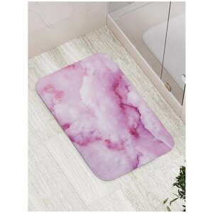 Коврик JoyArty противоскользящий "Розовый дым" для ванной, сауны, бассейна, 77х52 см