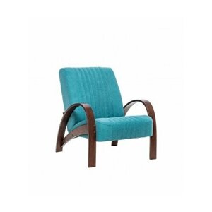 Кресло для отдыха Модель S7 Люкс, орех антик, ткань шенилл Soro 86
