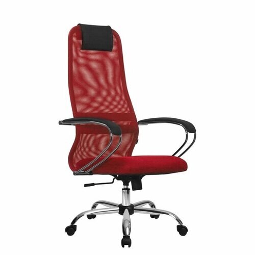 Кресло компьютерное METTA SU-B-8/подл. 131/осн. 003, red/red