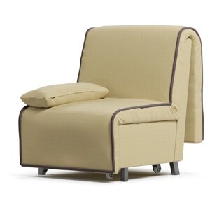 Кресло-кровать СМ 90 DeCanto ЯП (с ящиком и подушкой) Mura 21-Amigo Coffee (93х105х95, СМ 93х203)