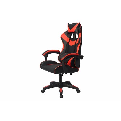 Кресло рабочее CHESTER MLM-611758, чёрный (GPVC-001)/красный (GPVC-006)/чёрный/красный