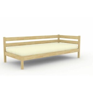 Кровать тахта "Берёзка 21.1" правая, без покрытия, 90x190 см, ORTMEX