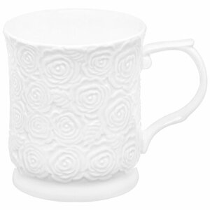 Кружка / чашка для кофе, чая 380 мл 12,5х8,5х10 см Elan Gallery Розы