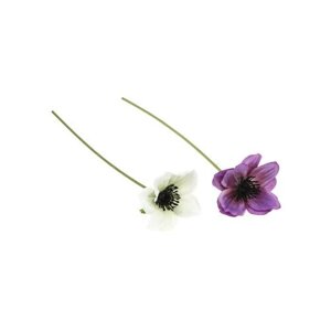 Ladecor цветок декоративный в виде фиалки, пластик, 30 см, 2 цвета