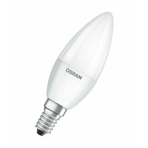 Лампа светодиод. (LED) Свеча Е14 6.5Вт 550лм 4000К 230В матов. Osram