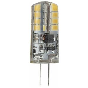 Лампа светодиодная ЭРА G4 2,5W 2700K прозрачная LED JC-2,5W-12V-827-G4 Б0033191