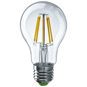 Лампа светодиодная филаментная 80 875 OLL-F-A60-09-230-4K-E27 | код 80875 | онлайт (7шт. в упак.)