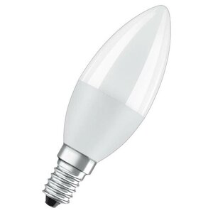 Лампа светодиодная LED 10 Вт E14 3000К 800Лм свеча 220 В (замена 75Вт) код 4058075579125 | LEDVANCE (9шт. в упак.)