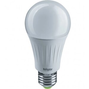 Лампа светодиодная LED 12вт E27 теплый онлайт | код. 19627 | NAVIGATOR (9шт. в упак.)