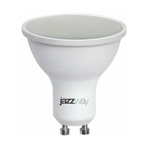 Лампа светодиодная LED 9Вт MR16 GU10 теплый | код. 2859693A | JazzWay (2шт. в упак.)