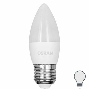 Лампа светодиодная Osram свеча 7Вт 600Лм E27 нейтральный белый свет