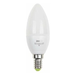 Лампа светодиодная PLED-ECO-C37 5Вт свеча 4000К бел. E27 400лм 230В JazzWay 2855329A (7шт. в упак.)