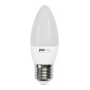 Лампа светодиодная PLED-SP C37 7Вт свеча 5000К холод. бел. E27 560лм 230В JazzWay 1027849-2 (7шт.)