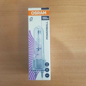 Лампочка OSRAM HCI-T 150/942 NDL PB, Нейтральный белый свет, G12, 150 Вт, Металлогалогенная