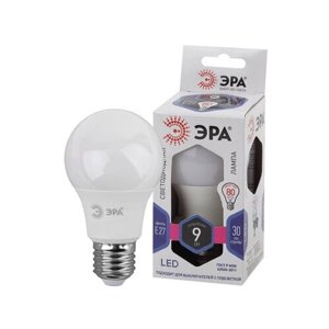 Лампочка светодиодная ЭРА STD LED A60-9W-860-E27 E27 / Е27 9Вт груша холодный дневной свет / упаковка 10 шт / набор 10шт