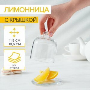 Лимонница стеклянная Basic, с крышкой, 12 шт.