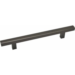 Мебельная ручка-рейлинг JET 196 черный никель 128 мм