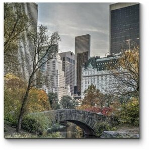 Модульная картина Осень пришла в Нью-Йорк110x110
