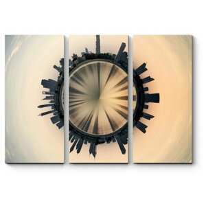 Модульная картина Планета Дубай 90x65