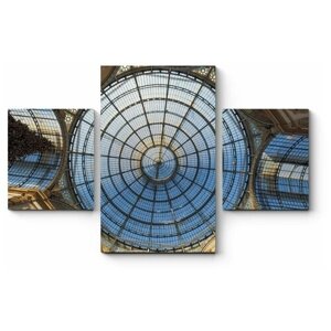 Модульная картина Стеклянный купол Миланского собора180x117