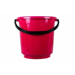 Мусорное ведро для кухни пластиковое 10 л, ведро для мытья полов, цвет розовый