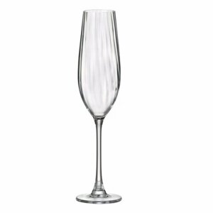 Набор бокалов для шампанского Columba Optic, 2 шт, 260 мл, стекло