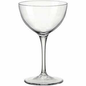 Набор из 2 бокалов для мартини "Novecento" 235 мл, 9.5х9.5х15.5 см, прозрачный, стекло, Bormioli Rocco, 122112BAU021990