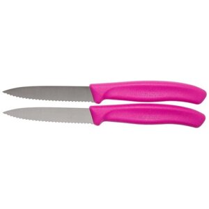 Набор ножей VICTORINOX Swiss Classic 6.7636, лезвие: 8 см, розовый/серебристый
