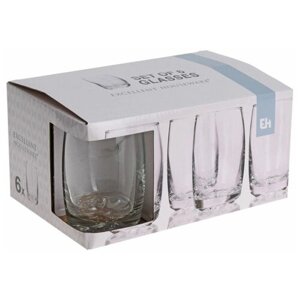 Набор стаканов "Буасон", стекло, 250 мл, 6 штук, Koopman International