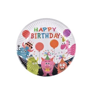 Набор тарелок одноразовых Home Collection Happy Birthday 10 шт