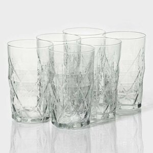 Набор высоких стаканов «Хеопс», стекло, 6 шт, 460 мл