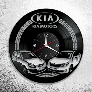 Настенные часы из виниловой пластинки с изображением KIA