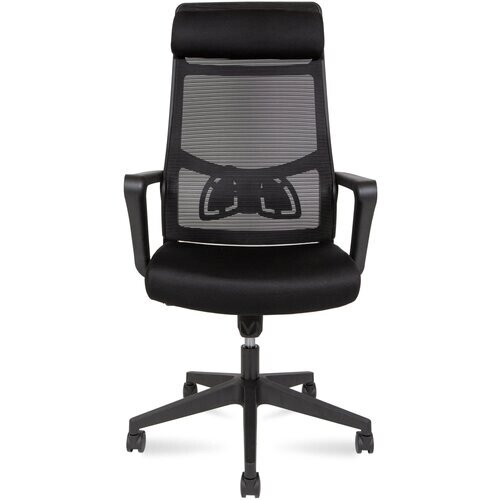 Norden Компьютерное кресло Tender черный пластик / черная сетка / черная ткань