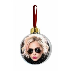 Новогодний ёлочный шар Леди Гага, Lady Gaga №11
