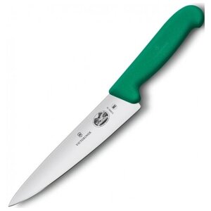 Нож кухонный Victorinox Нож разделочный Fibrox 5.2004.19 зелёный
