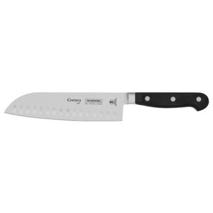 Нож сантоку TRAMONTINA Century, лезвие: 18 см, черный