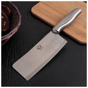 Нож - топорик кухонный «Металлик», лезвие 17 см