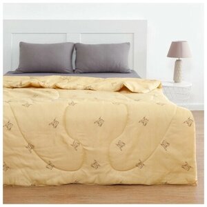 Одеяло Овечья шерсть 220x205 см, полиэфирное волокно 200 гр/м, пэ 100процентов