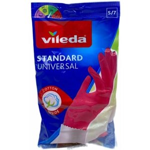Перчатки хозяйственные VILEDA STANDART, размер S