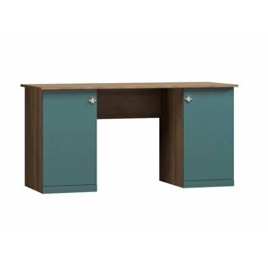 Письменный стол Скарабей - 4 Аквамарин 150x60x75 фабрика «Мебель Лэнд 24»