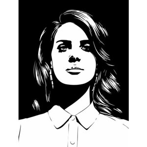 Плакат, постер на бумаге Lana Del Rey/Лана Дель Рей/музыкальные/поп исполнитель/артист/поп-звезда/группа. Размер 30 на 42 см