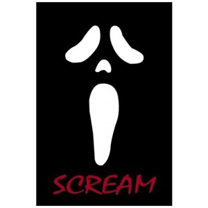 Плакат, постер на бумаге Scream/Крик. Размер 42 х 60 см