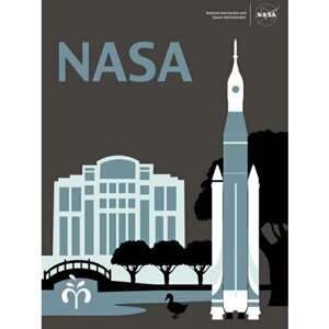 Плакат, постер на бумаге Space-NASA-Космос/искусство/арт/абстракция/творчество. Размер 21 на 30 см