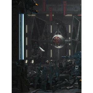 Плакат, постер на бумаге Star Wars (Модульные постеры №3)-1/Звездные войны/искусство/арт/абстракция/творчество. Размер 42 х 60 см